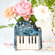 Load image into Gallery viewer, Midnight Piano Tuxedo Cat Vase