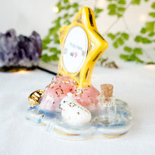 Load image into Gallery viewer, CZ Sleepy Bear Star Photo Frame