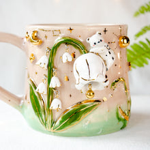Load image into Gallery viewer, Lily of the Valley Bear Mug