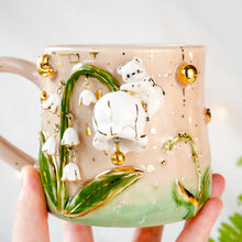Load image into Gallery viewer, Lily of the Valley Bear Mug