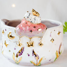 Load image into Gallery viewer, Lavender Fairy Bear Matcha Set
