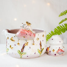 Load image into Gallery viewer, Lavender Fairy Kitty Matcha Set