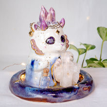 Load image into Gallery viewer, Purple Crystal Spirit Bear Lamp