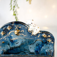 Load image into Gallery viewer, Midnight Piano Bear Vase
