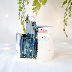 Midnight Piano Bear Vase