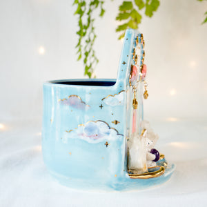 Angel Bear’s Crystal Cloud Home Vase