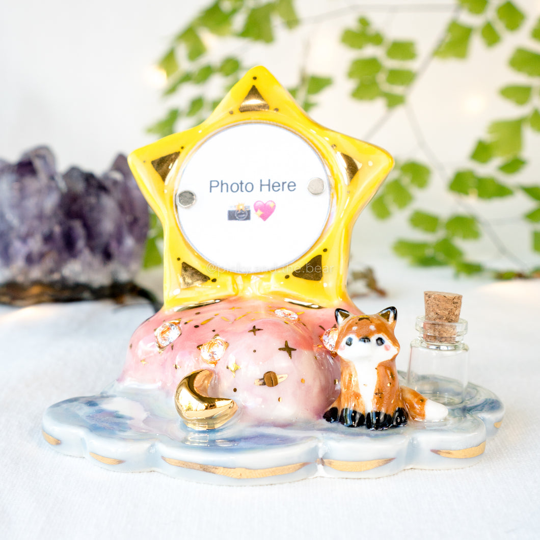 CZ Fox Star Photo Frame