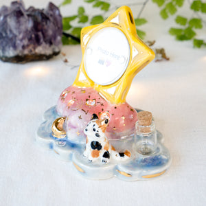 CZ Calico Kitty Star Photo Frame