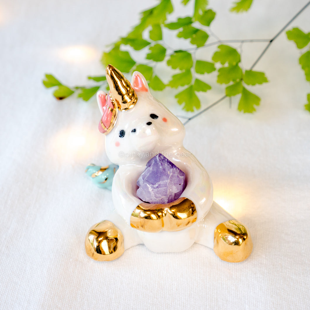 Amethyst Unicorn Figurine