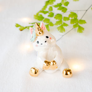 Quartz Unicorn Figurine