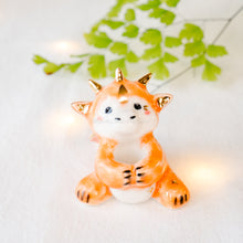 Load image into Gallery viewer, Quartz Orange Dragon Figurine
