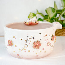 Load image into Gallery viewer, Cherry Blossom Bear Matcha Set
