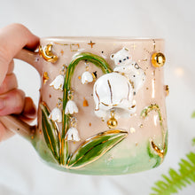 Load image into Gallery viewer, Lily of the Valley Bear Mug
