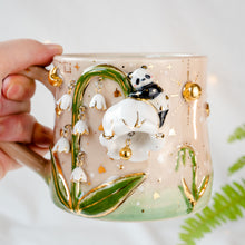 Load image into Gallery viewer, Lily of the Valley Panda Mug
