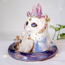 Load image into Gallery viewer, Purple Crystal Spirit Bear Lamp

