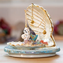 Load image into Gallery viewer, Seashell MerKitty Trinket Jar - J.H. - Oct2026
