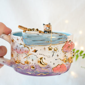 Starfishing Boat-Red Panda Cup